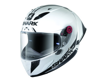 SHARK Integrální přilba RACE-R PRO 30th ANNIVERSARY, bílá/černá/karbon barva, velikost XL