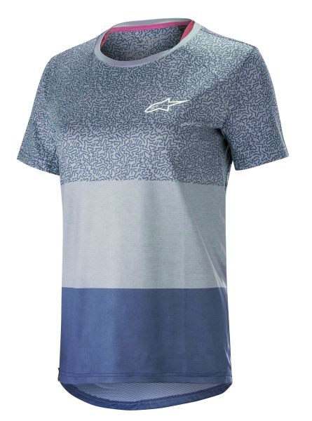 Koszulka rowerowa ALPINESTARS STELLA ALPS 8.0 SS JERSEY kolor niebieski