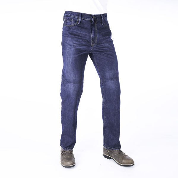 Spodnie jeans OXFORD WEAR JEAN STRAIGHT CE AA kolor niebieski