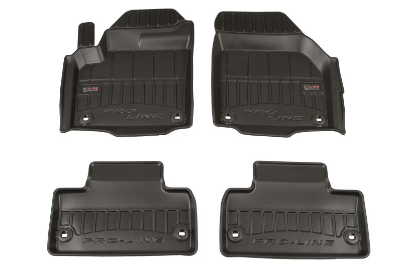 FROGUM Gumové koberce, černé, sada 4 ks (2x přední, 2x zadní), Land Rover Range Rover Evoque od 06.2011