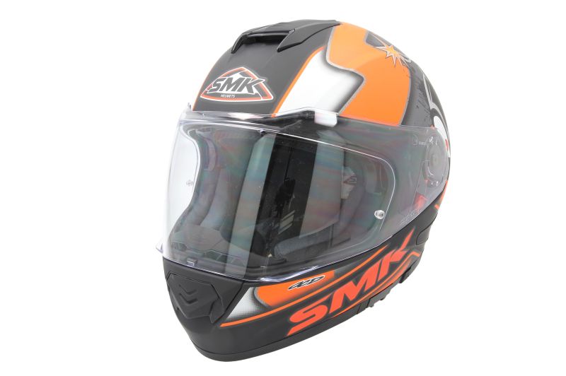 Kaciga integralna SMK TWISTER CARTOON MA271 boja crna/crvena/mat/siva