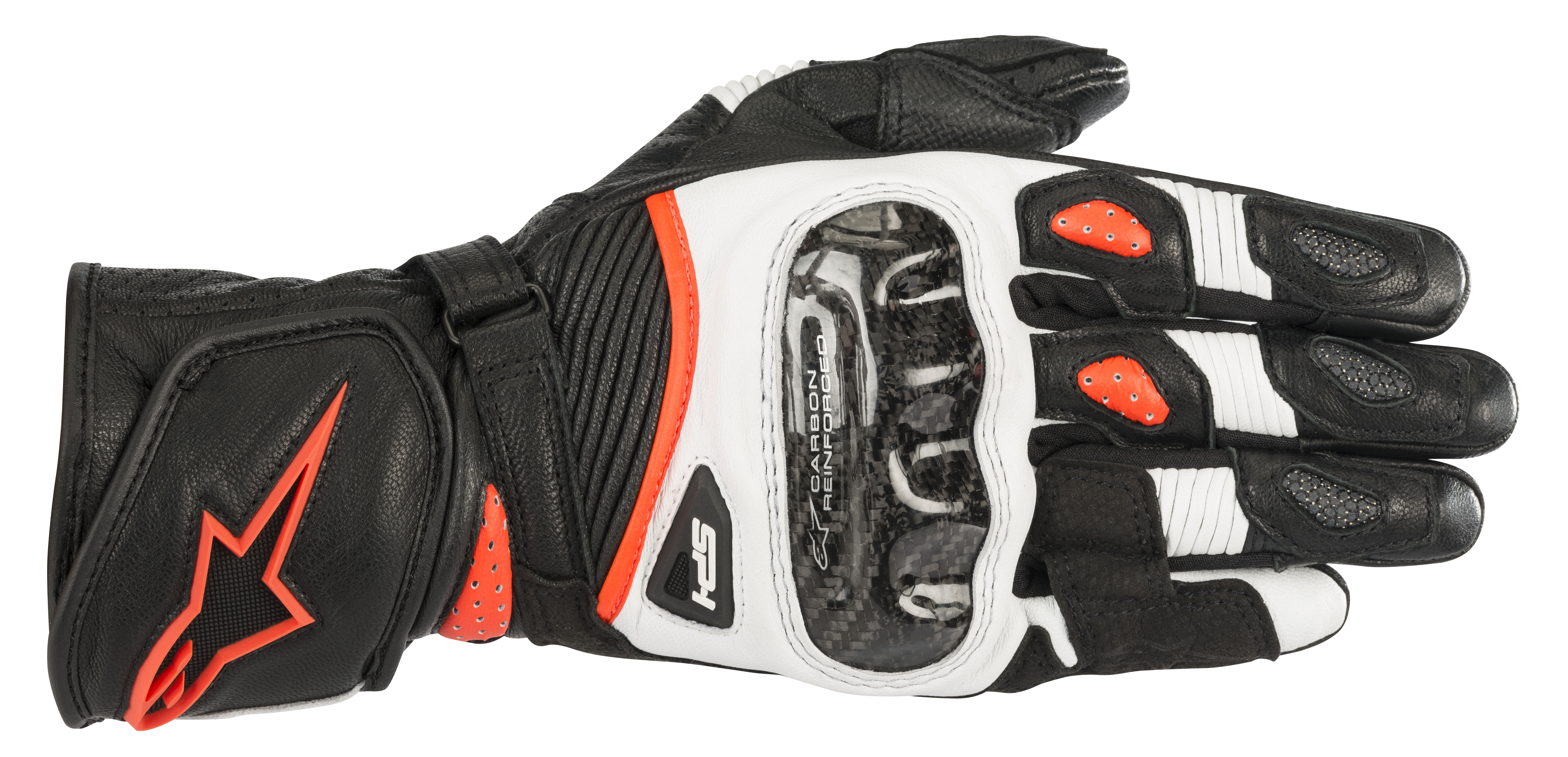 Rukavice ALPINESTARS STELLA SP-1 V2 boja bijela/crna/crvena/fluorescentna