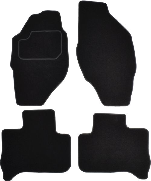 MAMMOOTH Koberce textilní, Isuzu D-Max I (Pick-up) 05.2002-06.2012,černá, sada 4 ks