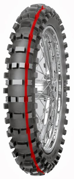 Opona cross/enduro MITAS 120/90-19 TT 66N C12 ICE SOFT WHITE Tył