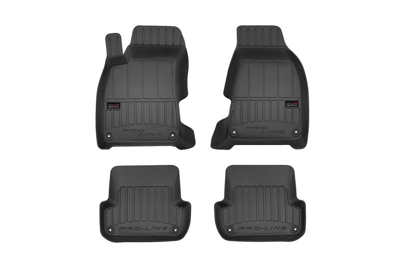 FROGUM Gumové koberce, černé, sada 4 ks (2x přední, 2x zadní), Audi A4, Seat Exeo (Kombi/Sedan) od 11.2004-05.2013