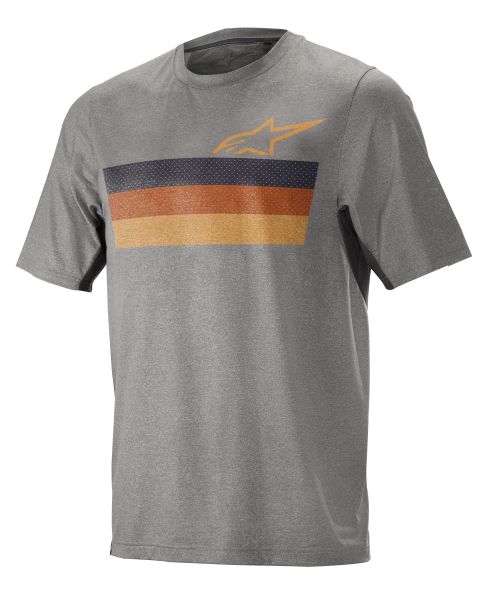 Koszulka rowerowa ALPINESTARS ALPS 6.0 SS JERSEY kolor pomarańczowy/szary