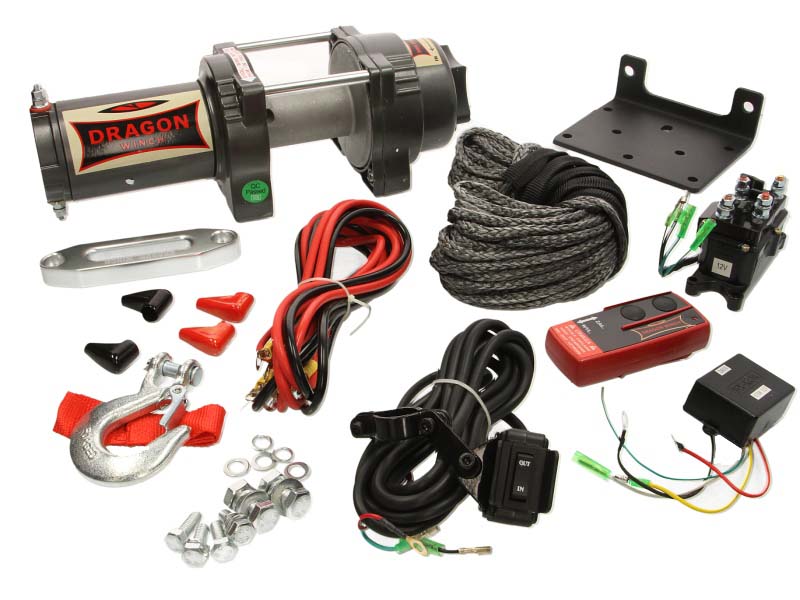 DRAGON WINCH Wyciągarka do quadów i ATV DWH3500HD-S