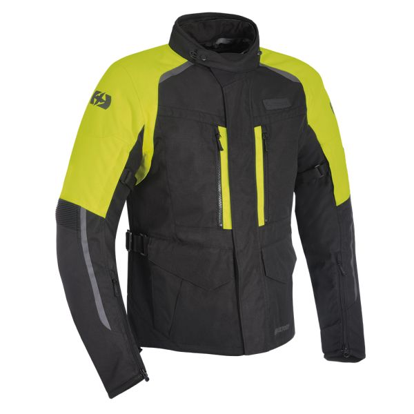 Kurtka turystyczna OXFORD WEAR CONTINENTAL ADVANCED kolor czarny/fluorescencyjny