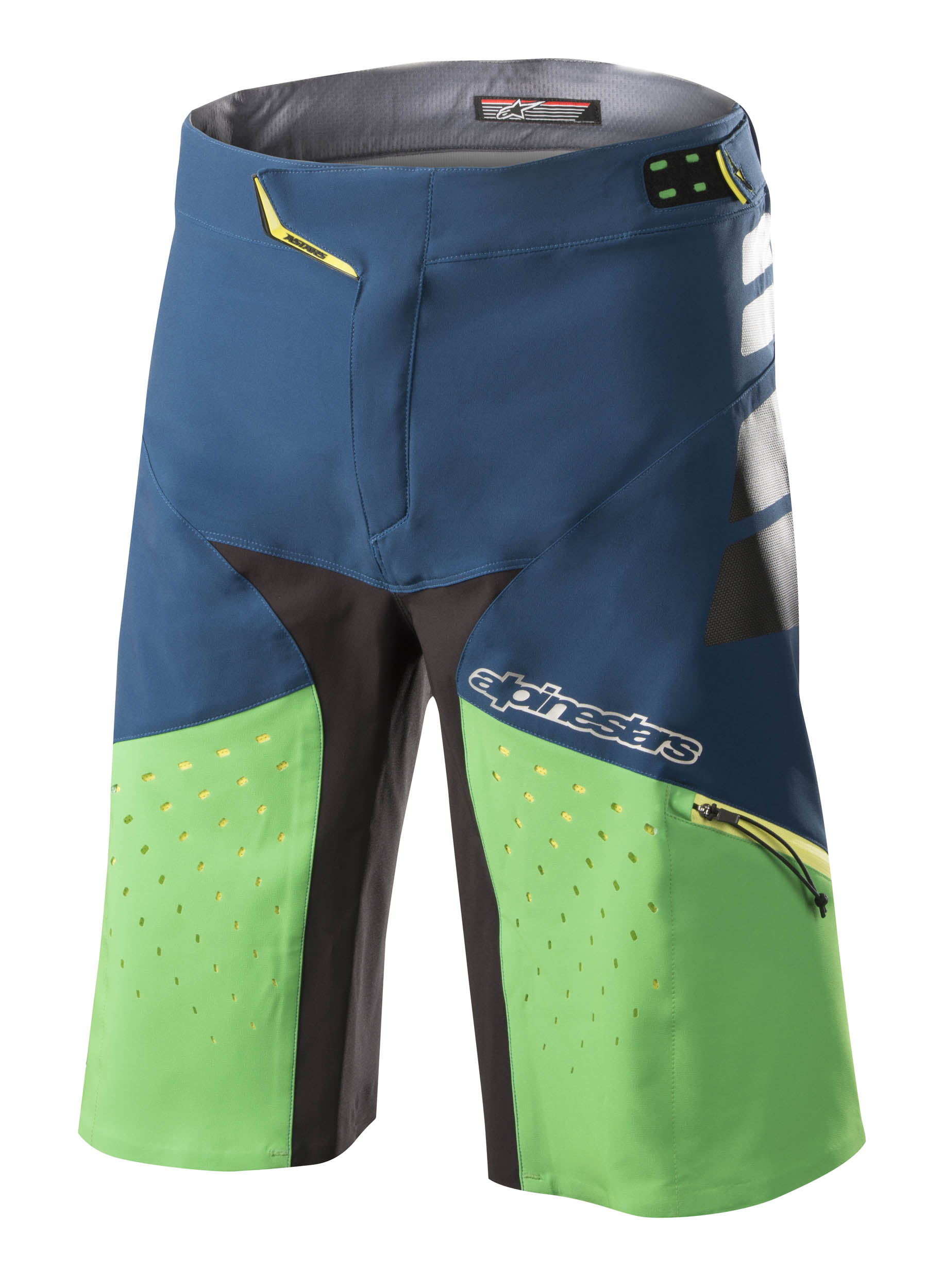 Hlače biciklistička ALPINESTARS DROP PRO boja plava/zeleni