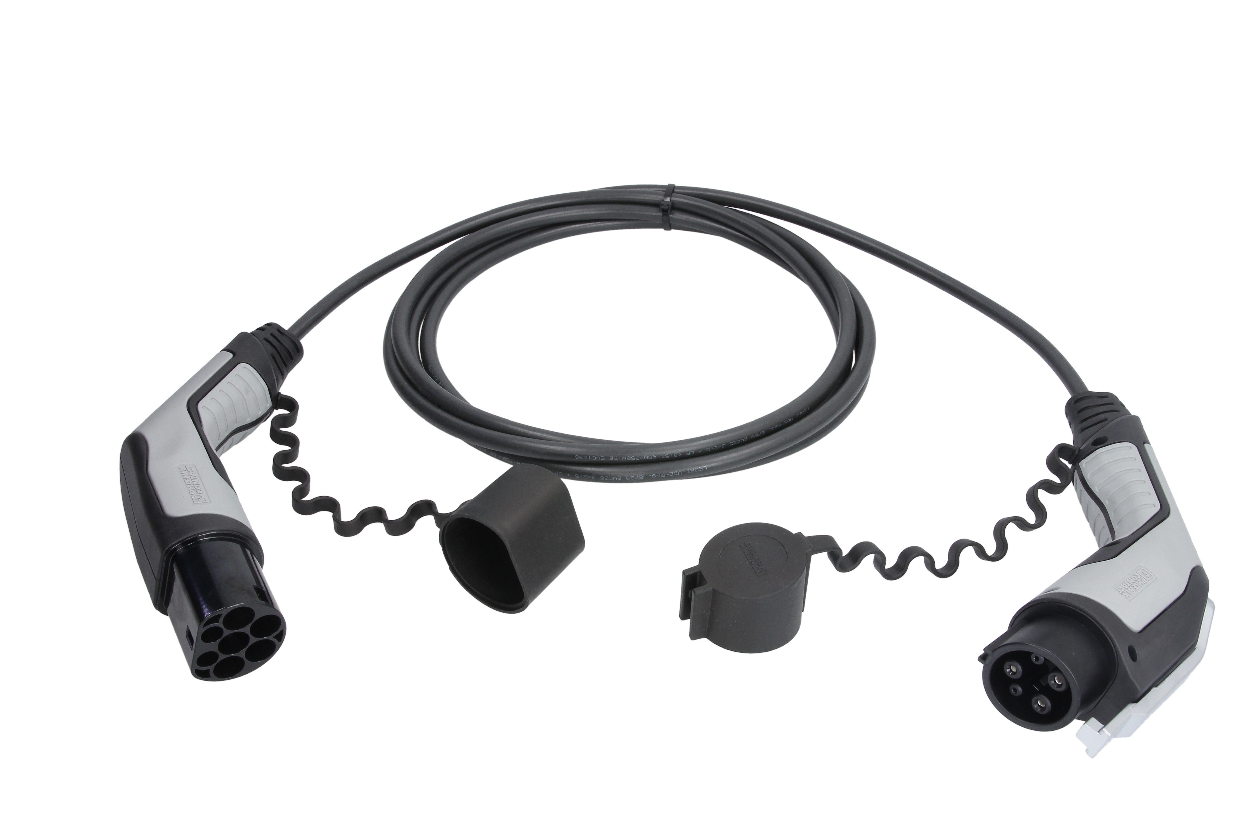 PHOENIX CONTACT Kabel nabíjení 1-fázový, rovný C-Line pro nabíjení EV a PHEV, typ 1, délka 4 m, výkon 5kW, proud 20A, průřez 2,5 mm²
