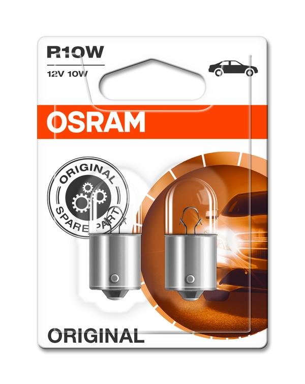 OSRAM Žiarovka R10W 12V BA15S Standard 2ks OSR5008-02B