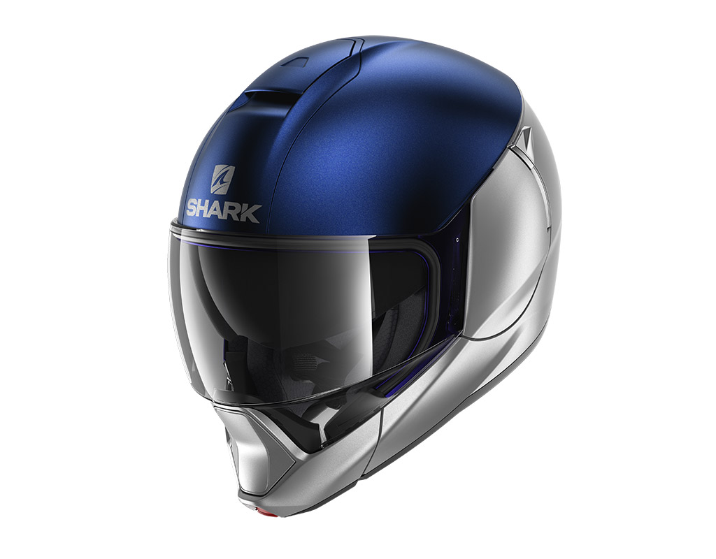 Kaciga full face SHARK EVOJET DUAL BLANK Mat boja mat/plava/siva