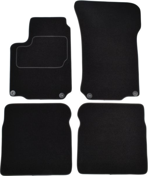 MAMMOOTH Koberce textilní, Seat Leon od 11.1999-06.2006 (Sedan) černá, sada 4 ks