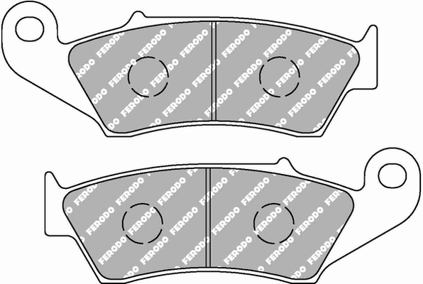 Set disk pločica, kočioni disk FDB892EF FERODO eco friction-EF, 94,2x34,1x7,7mm