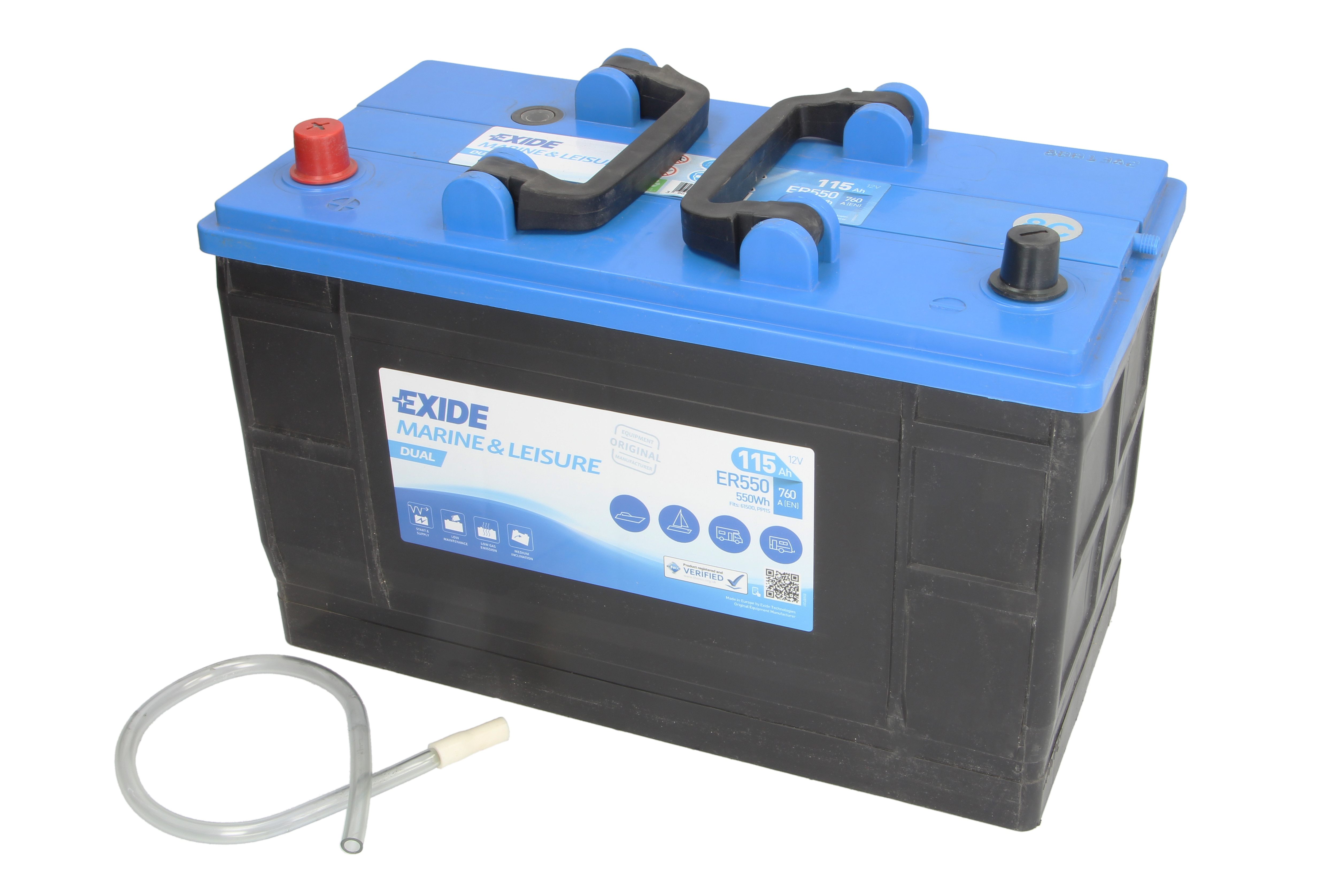 EXIDE Autobatéria Dual 12V 115Ah 760A ER550