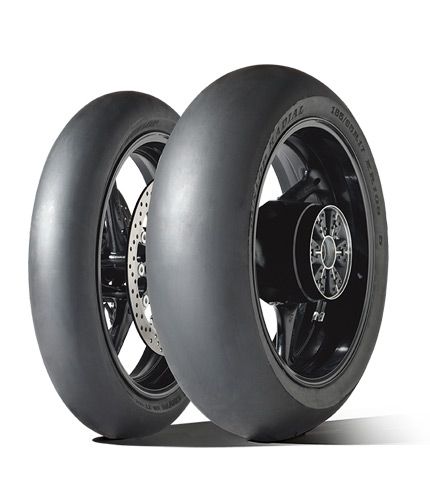 Trkaća glatka guma DUNLOP 120/70R17 TL KR106 MS3 343\Medium Sprijeda