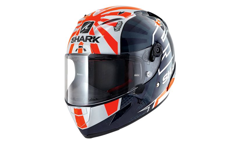 SHARK Integrální přilba RACE-R PRO ZARCO 2019, bílá/černá/červená barva, velikost XL