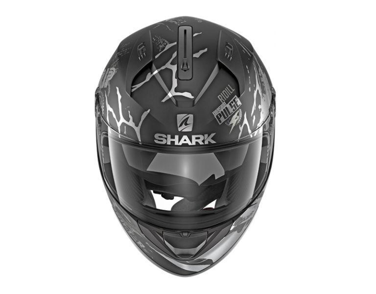 SHARK Integrální přilba RIDILL DRIFT-R, černá/matná/šedá barva, velikost XS