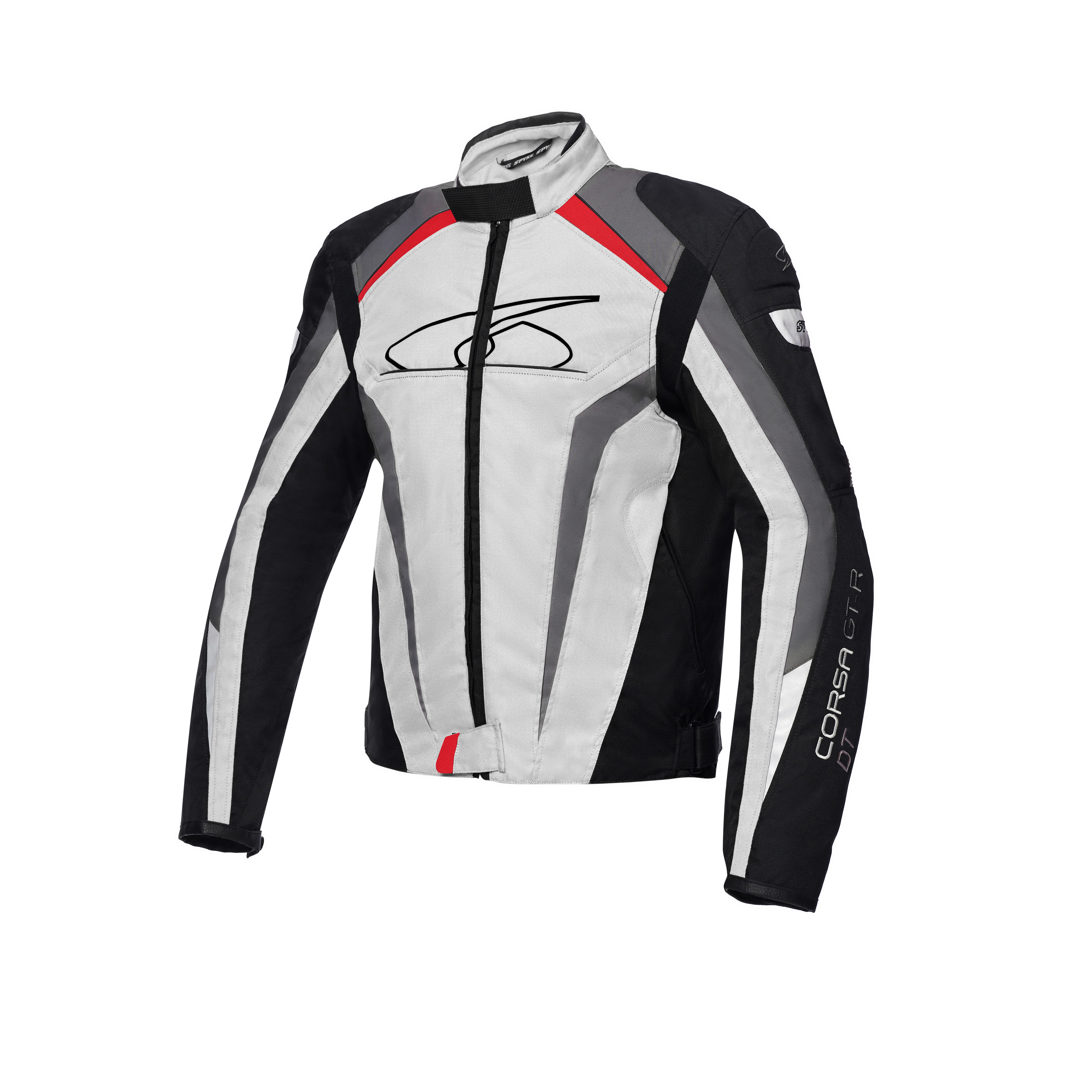 Jakne sportska SPYKE CORSA GT-R DRY TECNO boja crna/siva/svijetlo siva