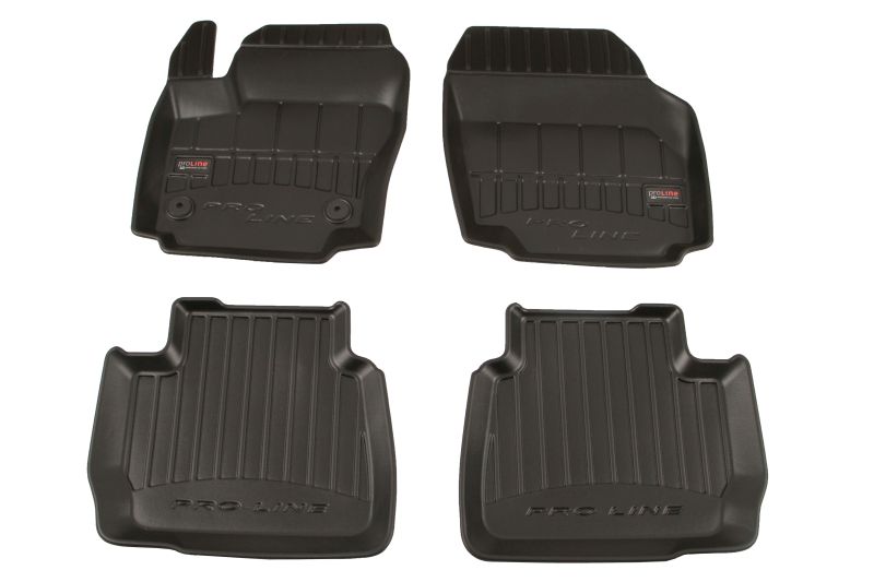 FROGUM Gumové koberce, čierne, sada 4 ks (2x predné, 2x zadné), Ford Mondeo IV (Hatchback/Kombi/Sedan) od 02.2007-01.2015