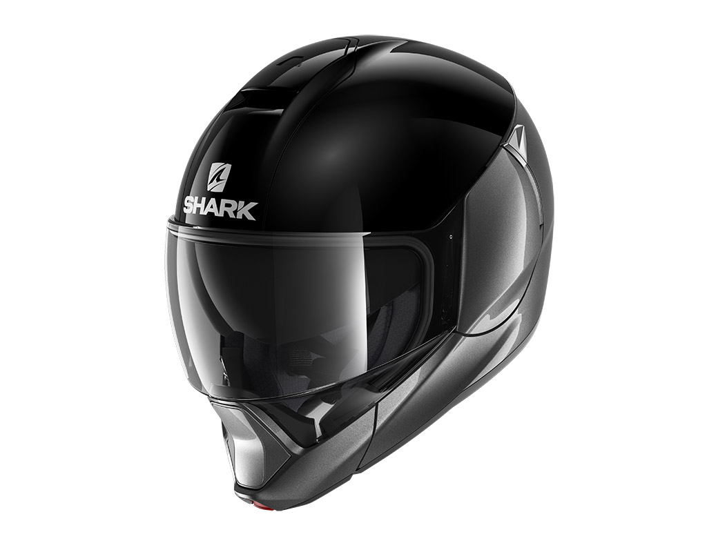 Kaciga full face SHARK EVOJET DUAL BLANK boja crna/siva