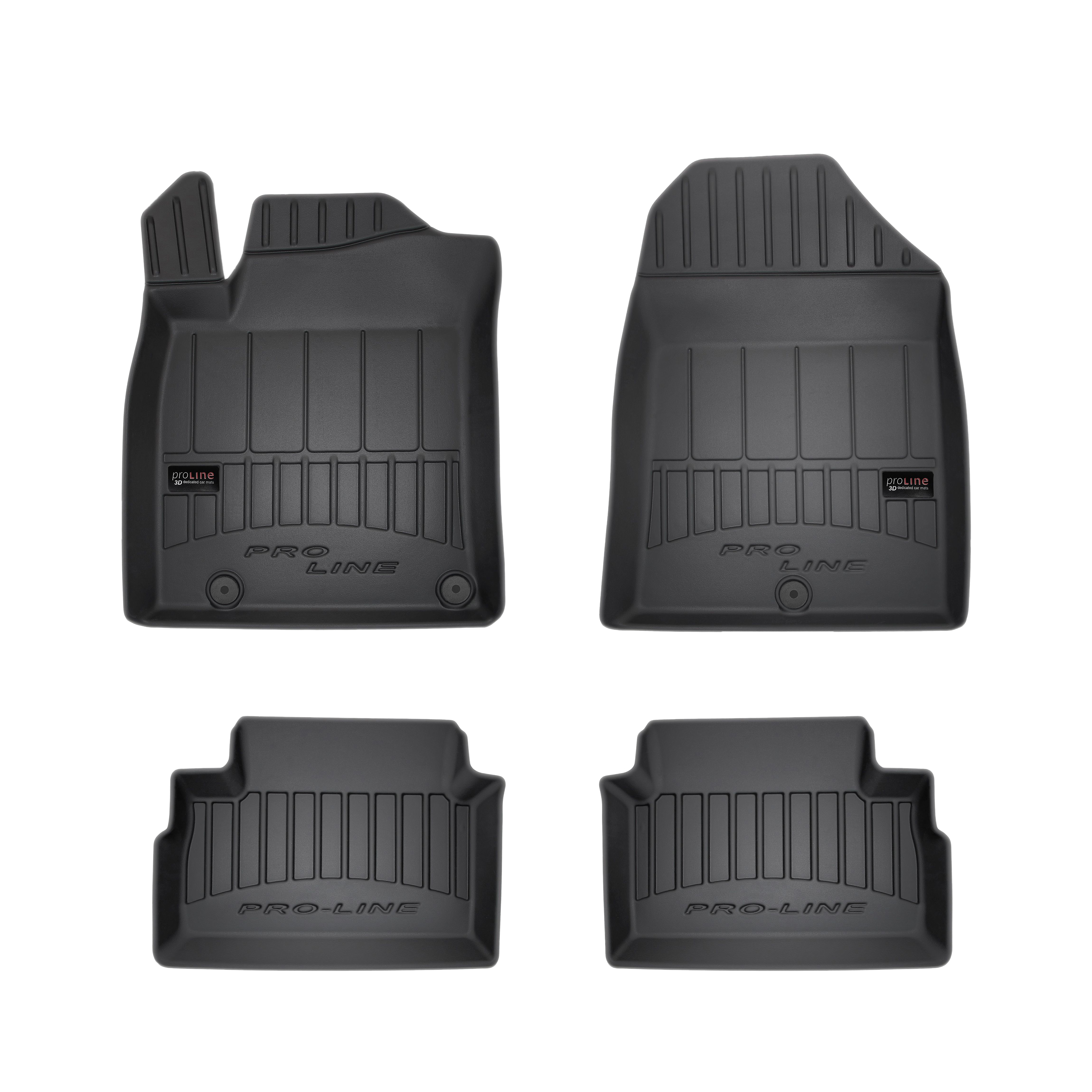 FROGUM Gumové koberce, čierne, sada 4 ks (2x predné, 2x zadné), Kia Ceed (Hatchback/Kombi) od 03.2018
