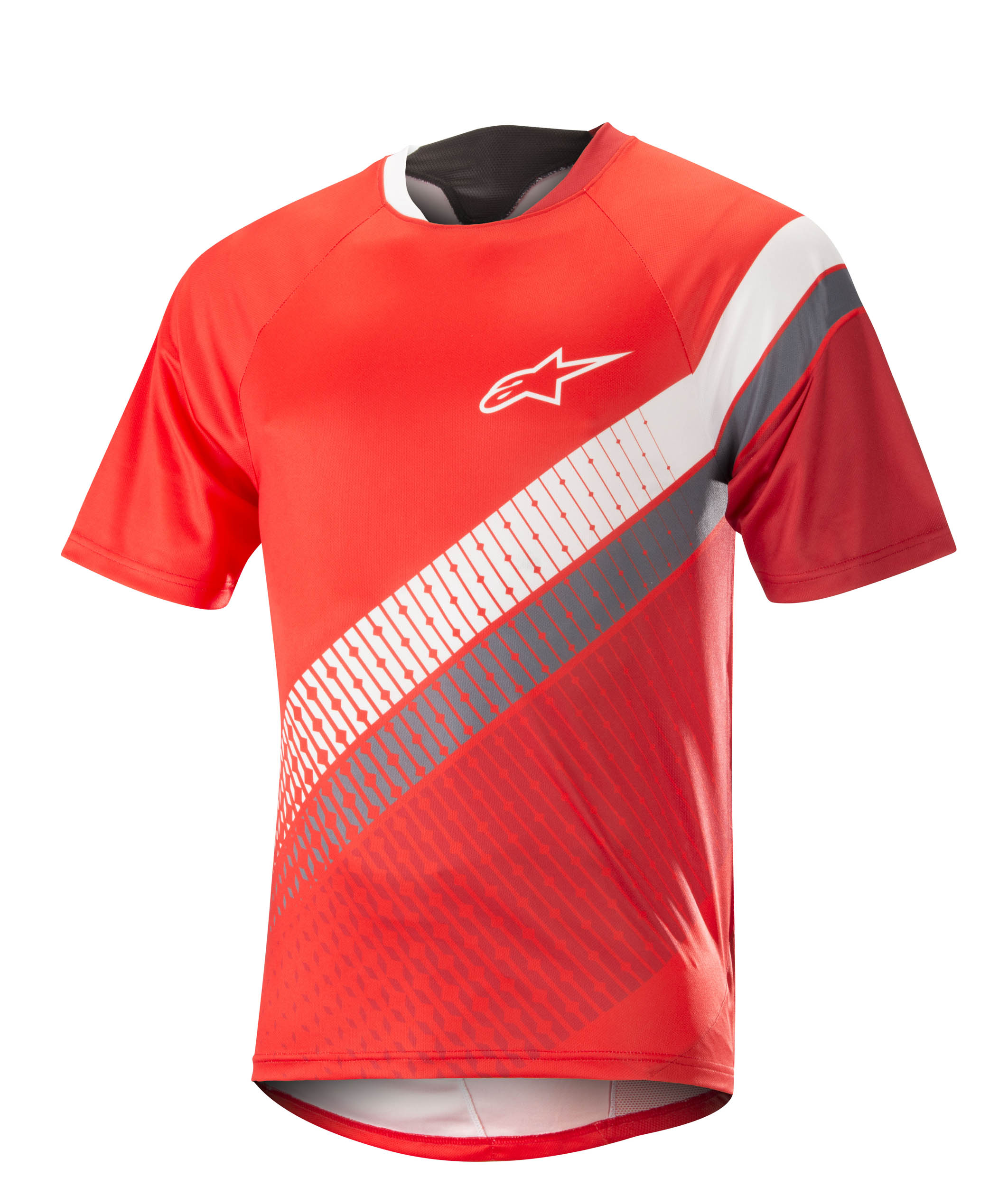 biciklistička košulja ALPINESTARS PREDATOR boja bijela/crvena