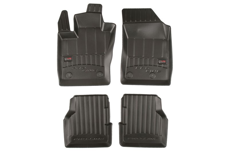 FROGUM Gumové koberce, čierne, sada 4 ks (2x predné, 2x zadné), Jeep Grand Cherokee IV od 10.2010