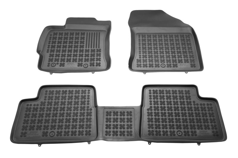 REZAW-PLAST Gumové koberce, černá, sada 3 ks (2x přední, 1x zadní) Toyota Auris 10.2012-12.2018