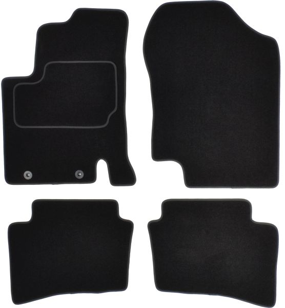 MAMMOOTH Koberce textilní, Hyundai i20 (Sedan) od 08.2008-12.2015 černé, sada 4 ks