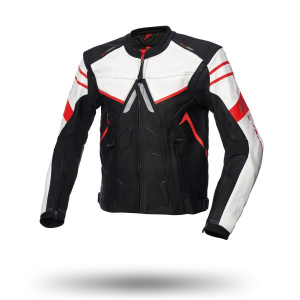 Jakne sportska ADRENALINE DRACO boja bijela/crna/crvena