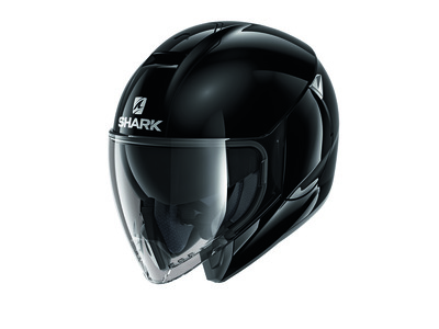 SHARK Otevřená přilba CITYCRUISER BLANK, černá barva, velikost M