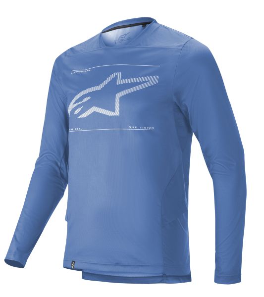 Koszulka rowerowa ALPINESTARS DROP 6.0 L/S JERSEY kolor niebieski