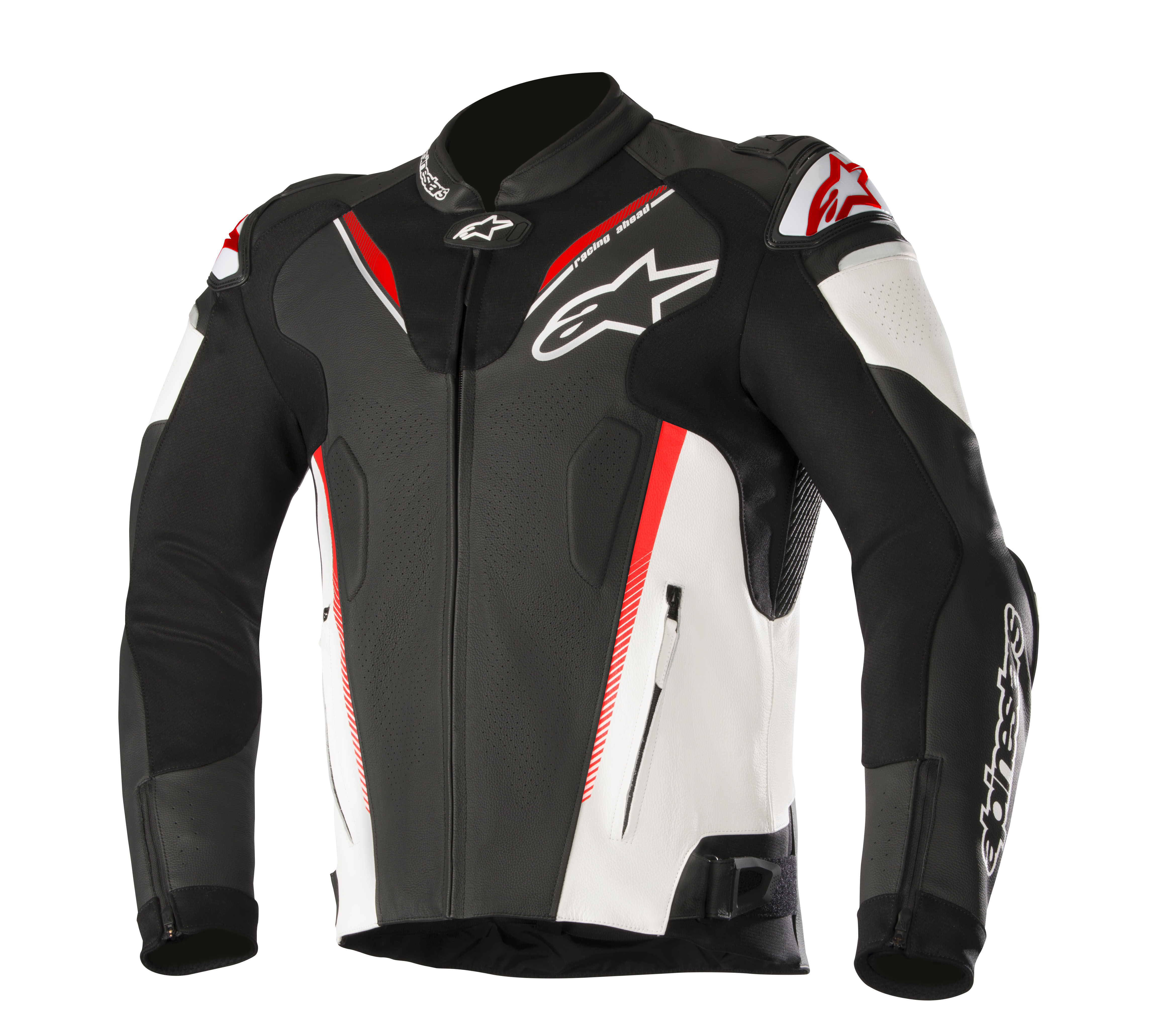 Jakne sportska ALPINESTARS ATEM V3 boja bijela/crna/crvena/fluorescentna