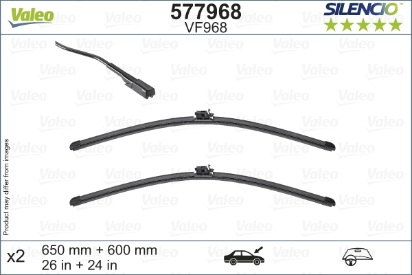 VALEO Pióro wycieraczki VAL577968