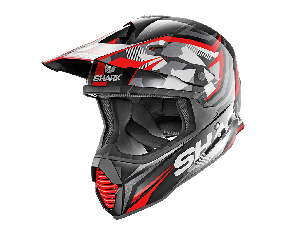 SHARK Cross/enduro přilba VARIAL REPLICA TIXIER, černá/červená/šedá barva, velikost L