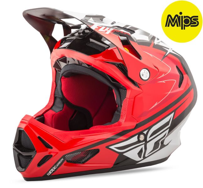 Kaciga bicikl FLY WERX (Mips) RIVAL boja bijela/crna/crvena