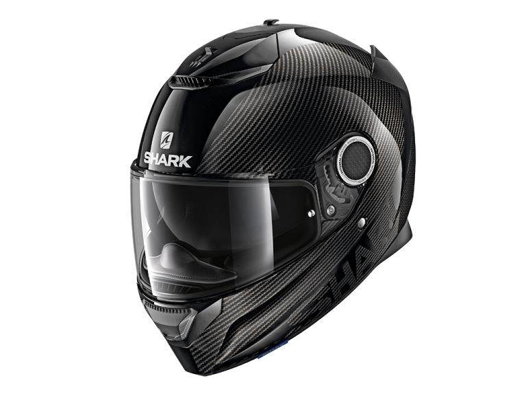 SHARK Integrální přilba SPARTAN CARBON SKIN, černá barva, velikost S