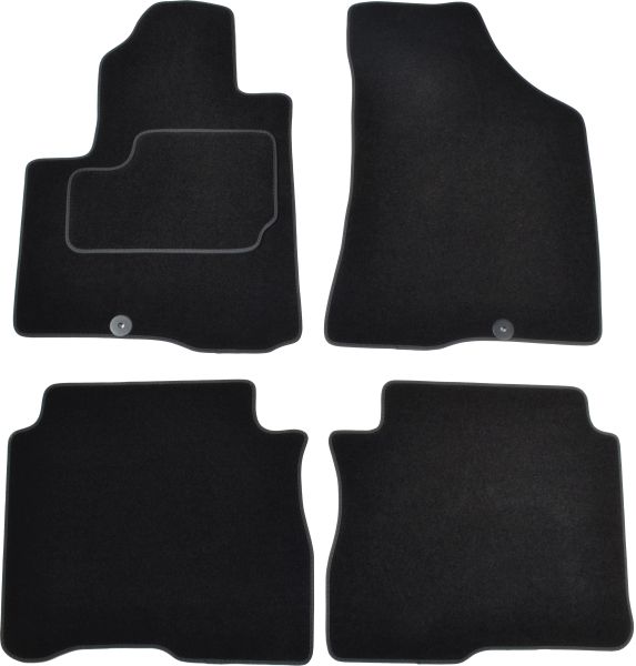 MAMMOOTH Koberce textilní, Hyundai Santa Fé I, Hyundai Santa Fé II (SUV) 08.2004-12.2012 černé, sada 4 ks