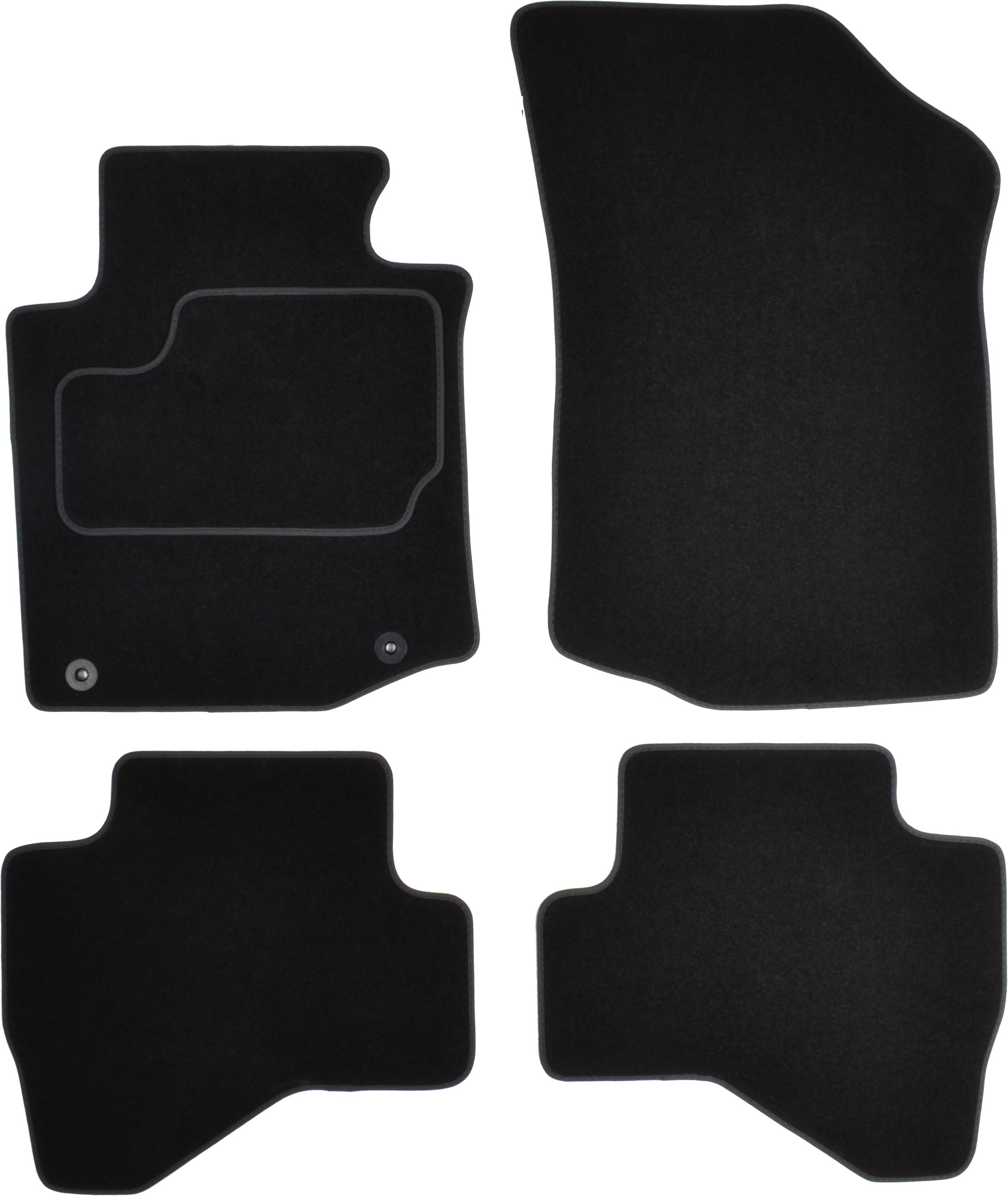 Tepisi za auto - Velur za CITROEN C1 06.05-09.14
