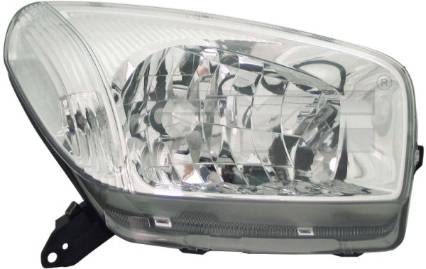 Far TYC Lampa Frontala Stanga H4 Electric Fara Motoras Culoare Insert Cromat Toyota RAV 4 II