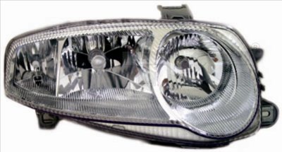 Far TYC Stanga Lampa Frontala 2*H7/H1 Electric Fara Motoras Culoare Insert Cromat Alfa Romeo 147