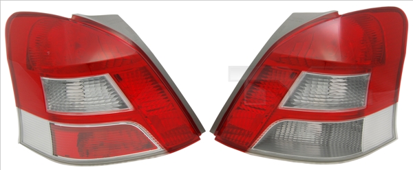 Stopuri spate Dreapta LED Toyota Yaris 1.0-1.8 08.05-12.14 Lampa spate Hatchback Culoare Rosu Alb