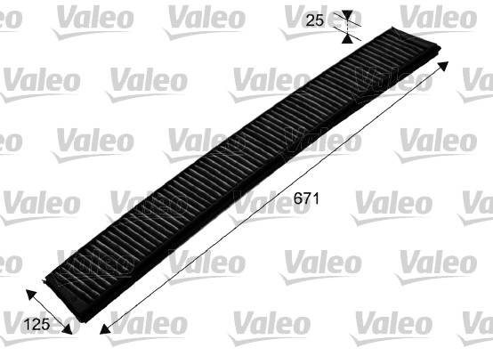 Filtru aer habitaclu carbon activat VALEO BMW 3 E46 X3 E83 1.6-3.2 12.97-12.11