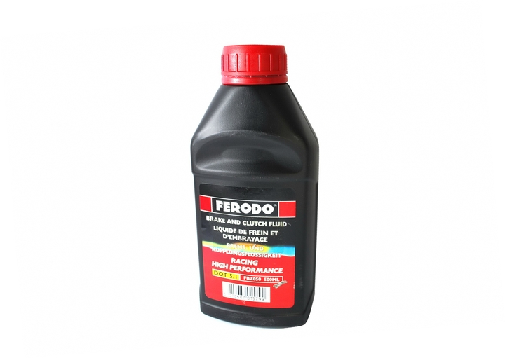 Lichid de frana FERODO DOT5.1 0.5L Uscat 270°C Umed 170°C DIN/ISO 4925 SAE J1703