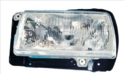 Far TYC Lampa Frontala Stanga H4 Mecanic Argintiu VW JETTA II Cu Suport Bulb Pozitie Fata