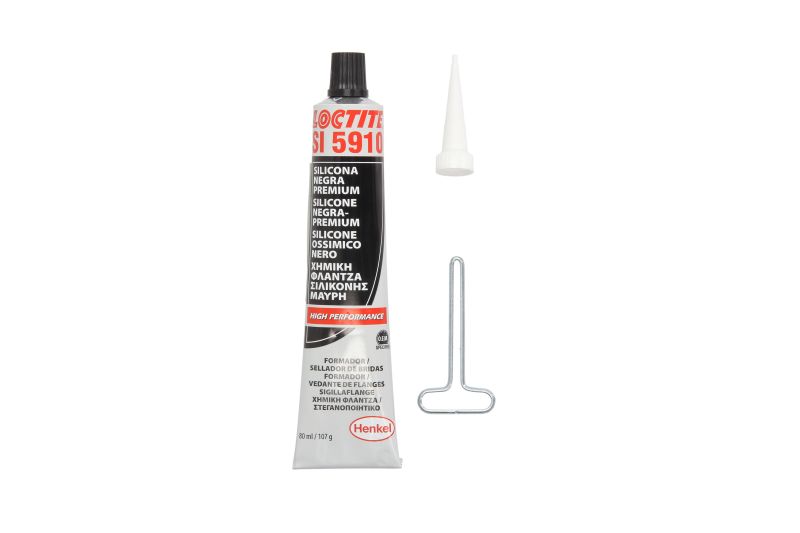 Material de etansare LOCTITE silicon etansare izolant tub 80ml negru rezistent uleiuri motor -55/200°C AUDI