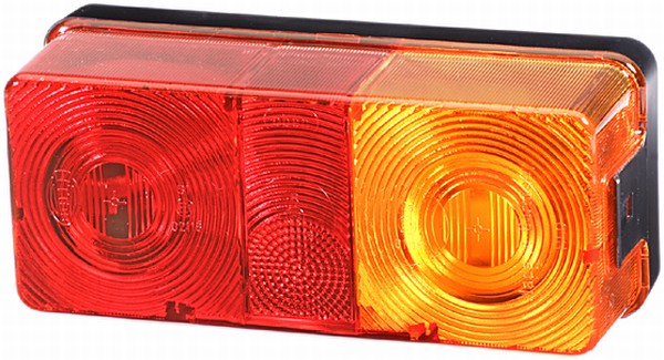 Stopuri spate HELLA Lampa spate stanga P21W/R10W 12/24V indicator stop parcare fara reflector fara becuri 62x75x170mm