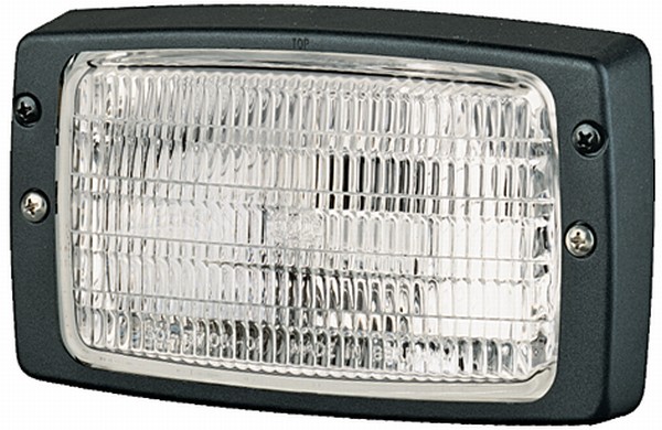 Lumina de lucru HELLA Work-far negru H3 102mm înălțime 182mm lățime 103mm adâncime 12-24V 1000lm 35-70W IP5K4K fără carcasă