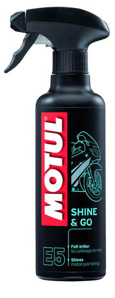 Agenti curatare MOTUL SHINE&GO atomiser 0.4l motociclete pulverizator E5 12 bucati